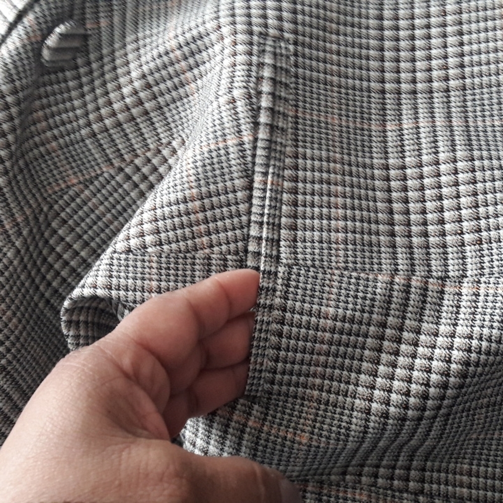Worthington Women Plaid Jacket Size L Open Front Pockets Trendy - Picture 8 of 12